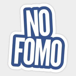 No Fomo Sticker